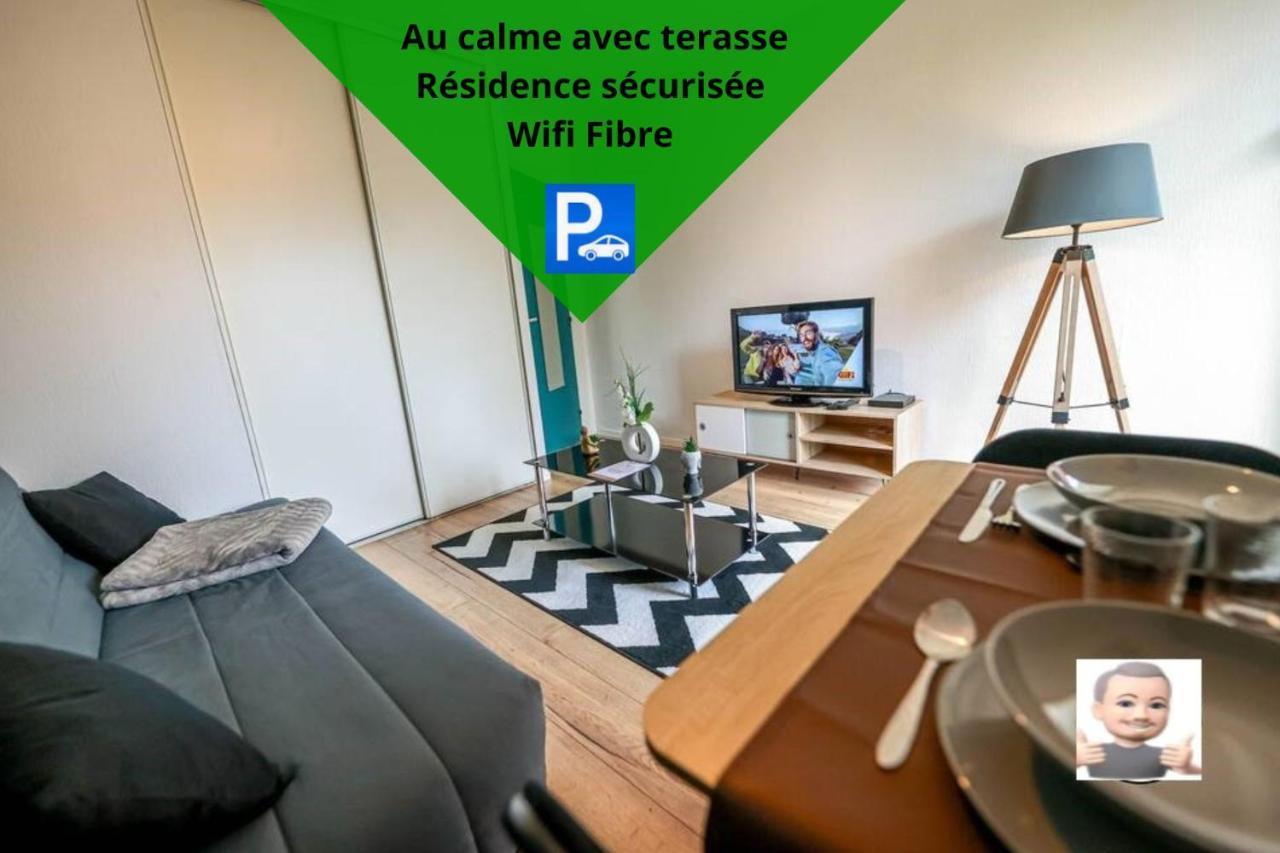 Le Petit Park-Studio-Terrasse- Piscine-Wifi Fibre Apartman Pau Kültér fotó